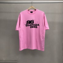 발렌시아가 남녀공용 반팔티