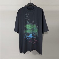 발렌시아가 남녀공용 반팔티