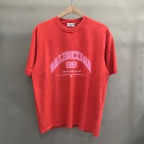 발렌시아가 남녀공용 반팔티